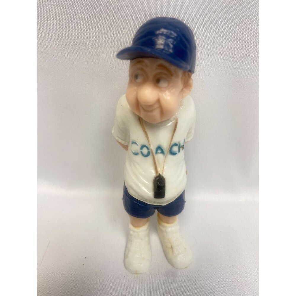Vintage Wilton Good Sports Coach Cake Topper Decoration Plastic 1982
